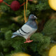 A hand-painted Rock Dove Pigeon Ornament, handmade in the Philippines with softly shaded details and a satin hanging ribbon.


A familiar city friend takes on old-world charm in our Rock Dove Pigeon Ornament. 