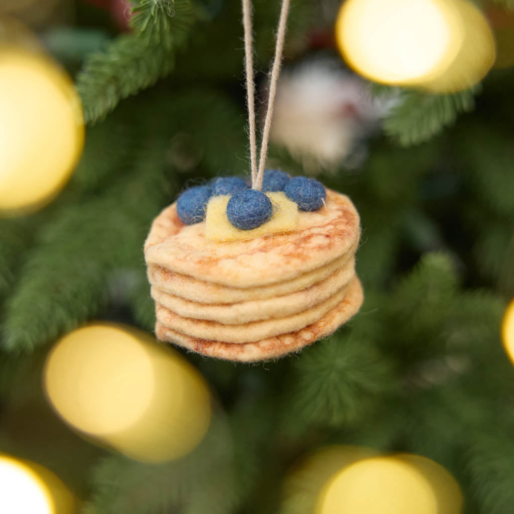 Blueberry Pancake Stack Ornament