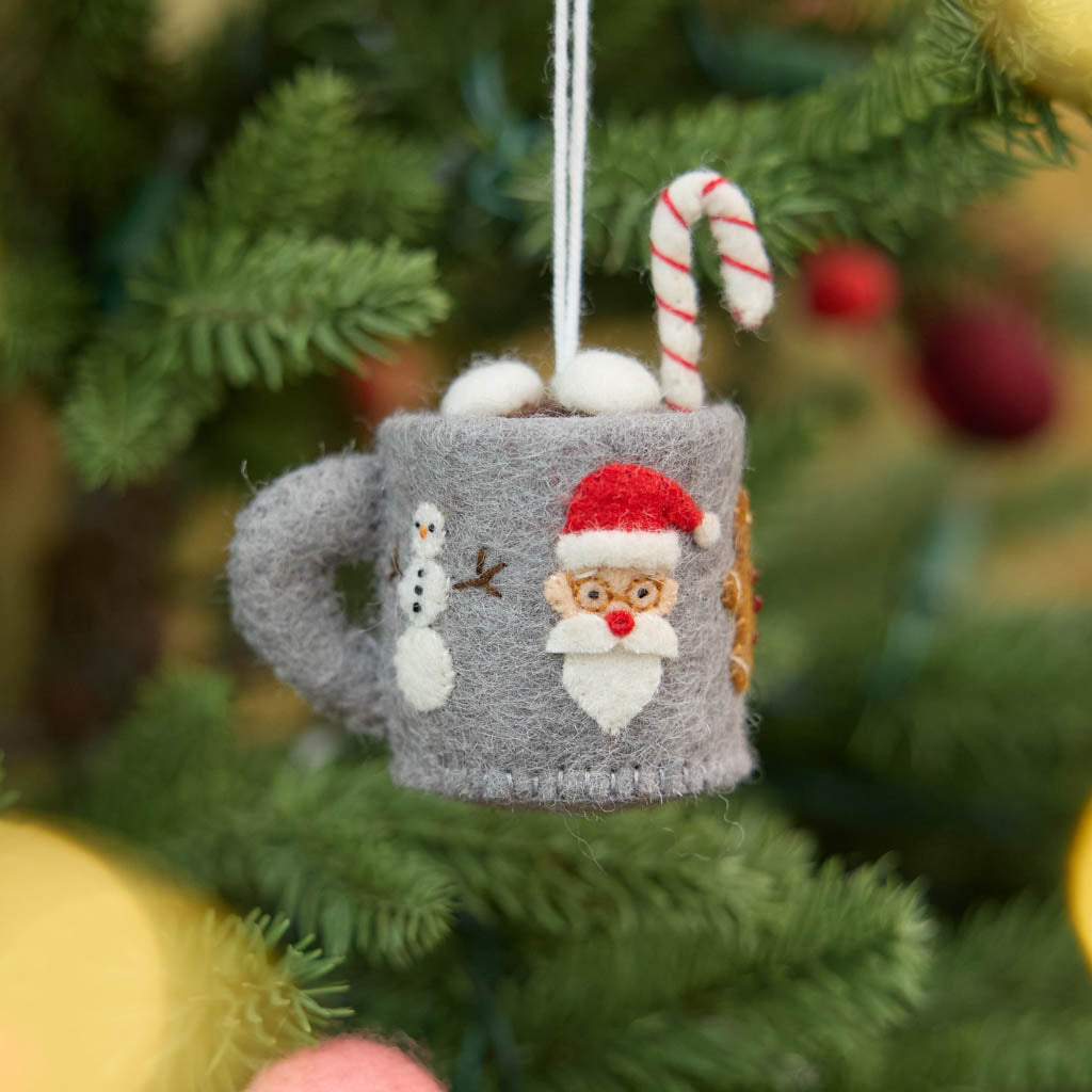 Christmas Hot Cocoa Mug Ornament