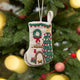 Mini Merry Christmas Stocking Ornament