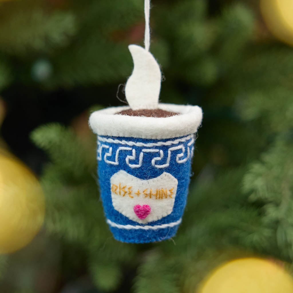 Rise & Shine Coffee Ornament