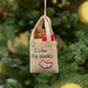 I Like Big Books Tote Ornament