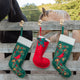 Red Festive Holly Stocking