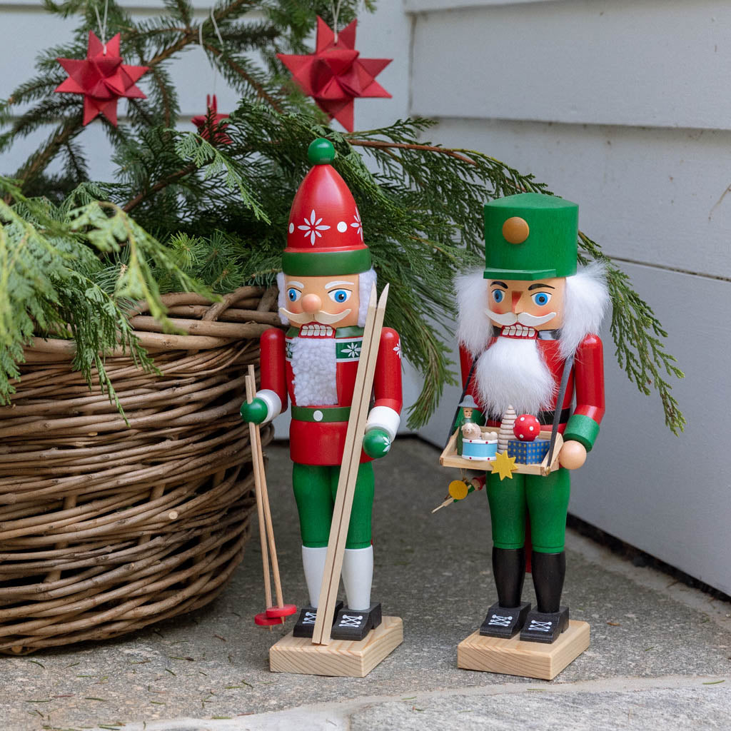 Large German Wooden 13" Nutcracker - Toy Maker