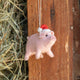 Santa Pig Ornament