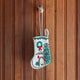 Mini Merry Christmas Stocking Ornament