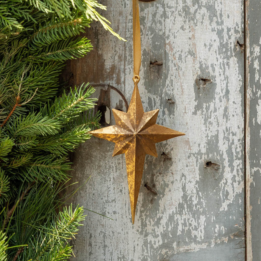 Star of Bethlehem Metal Ornament