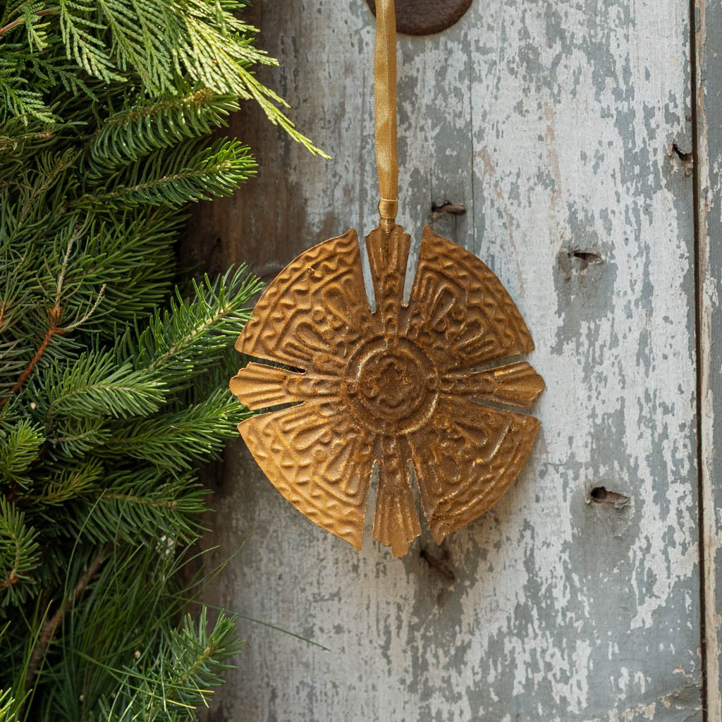 Celestial Halo Metal Ornament