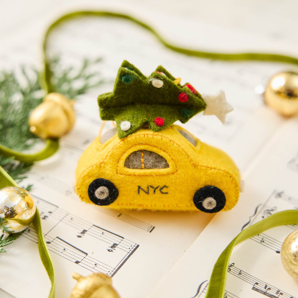 Holiday Taxi Ornament