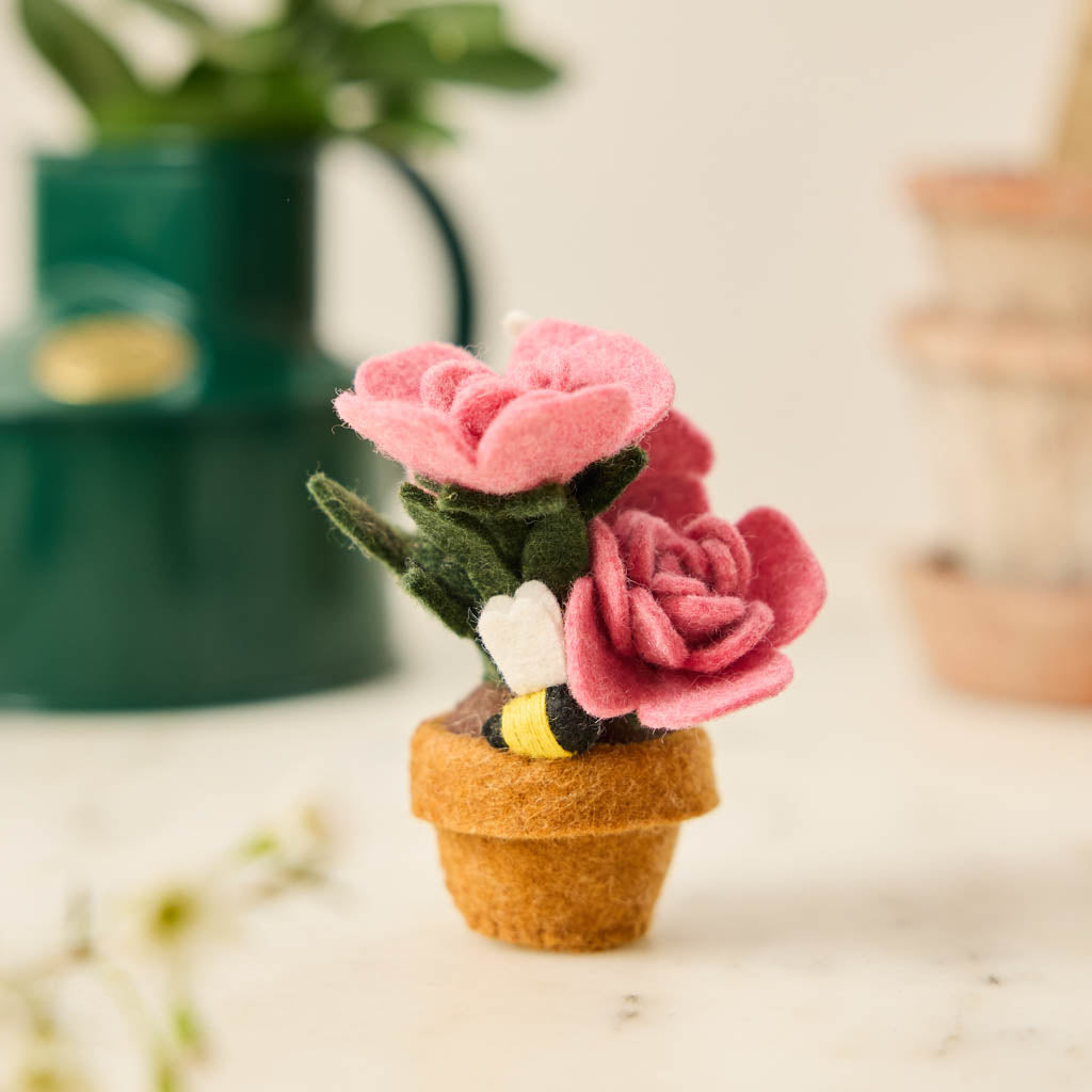 Garden Rose Pot Ornament