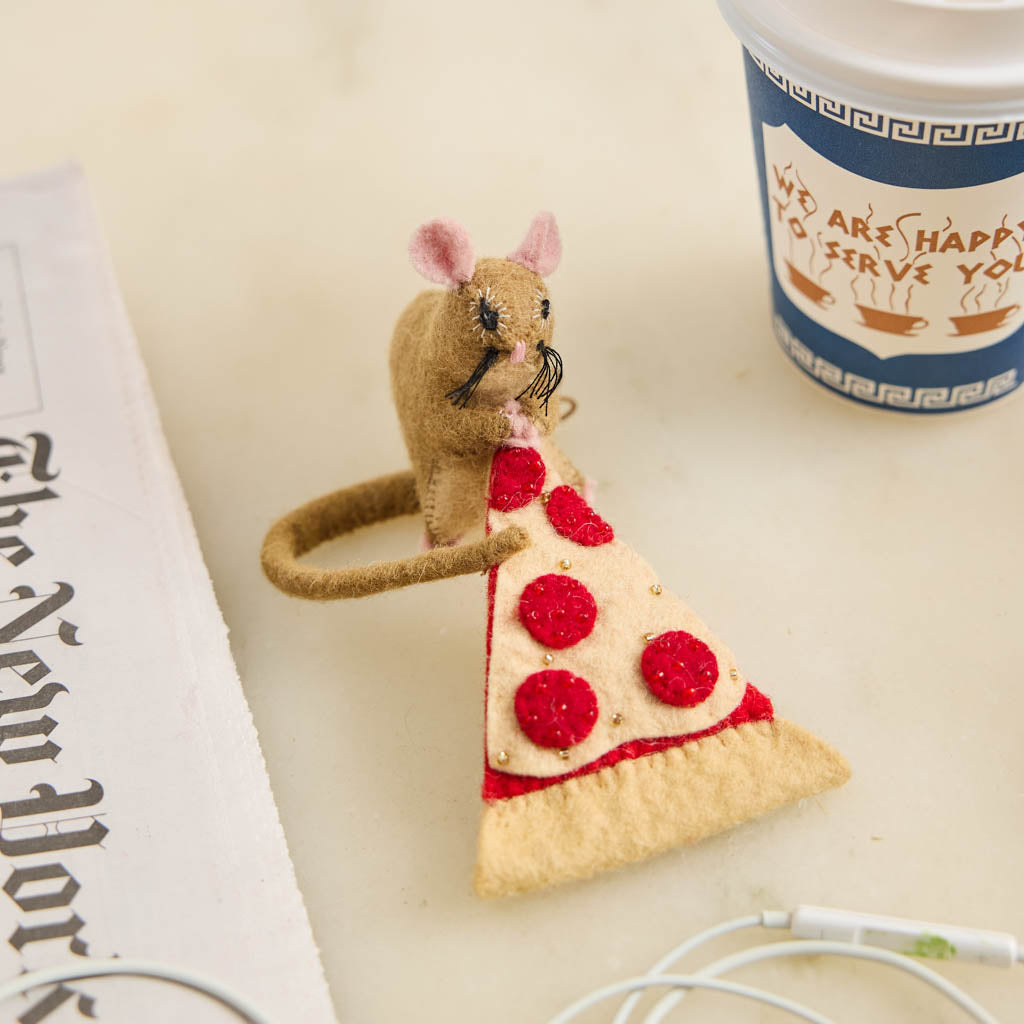 Pizza Rat Ornament