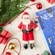Hipster Santa Ornament