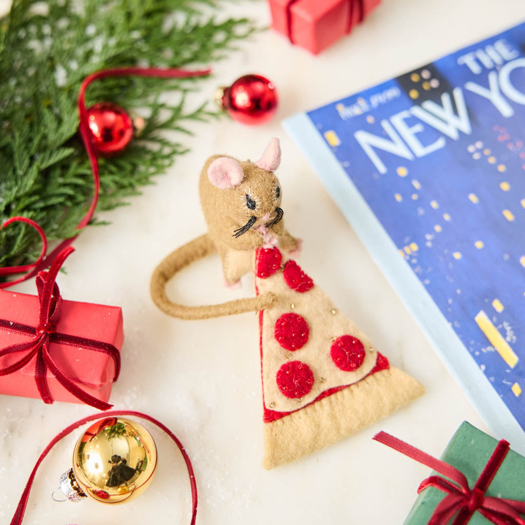 Pizza Rat Ornament