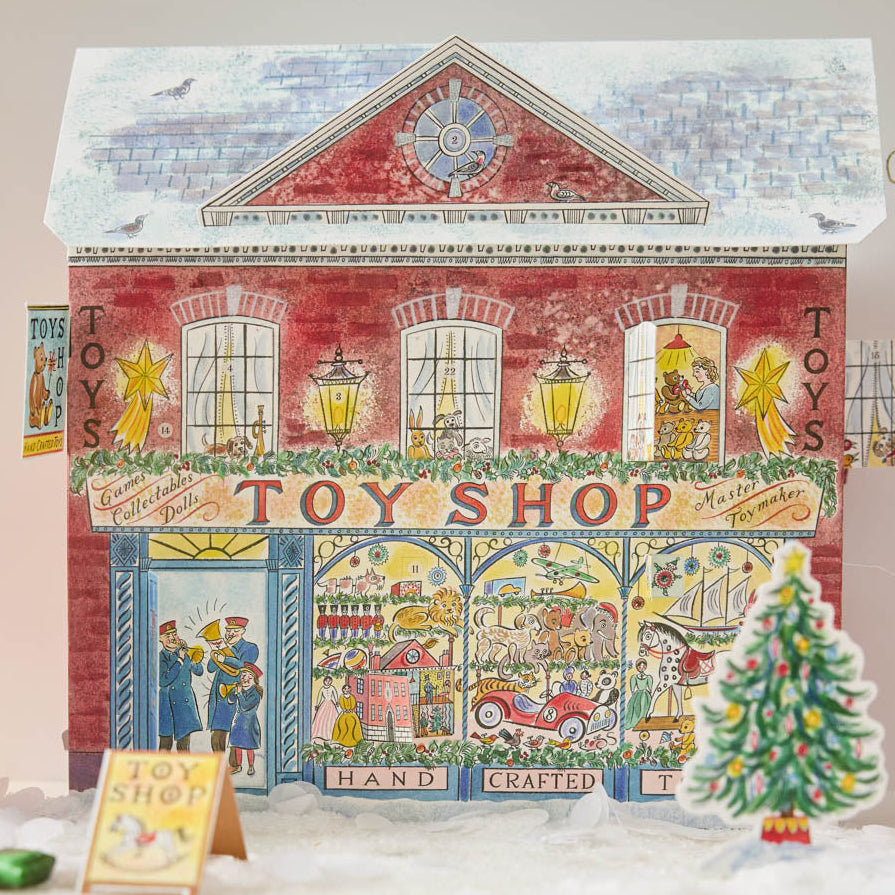 Toy Shop Paper Advent Calendar