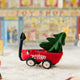 Little Red Wagon with Tree Ornament