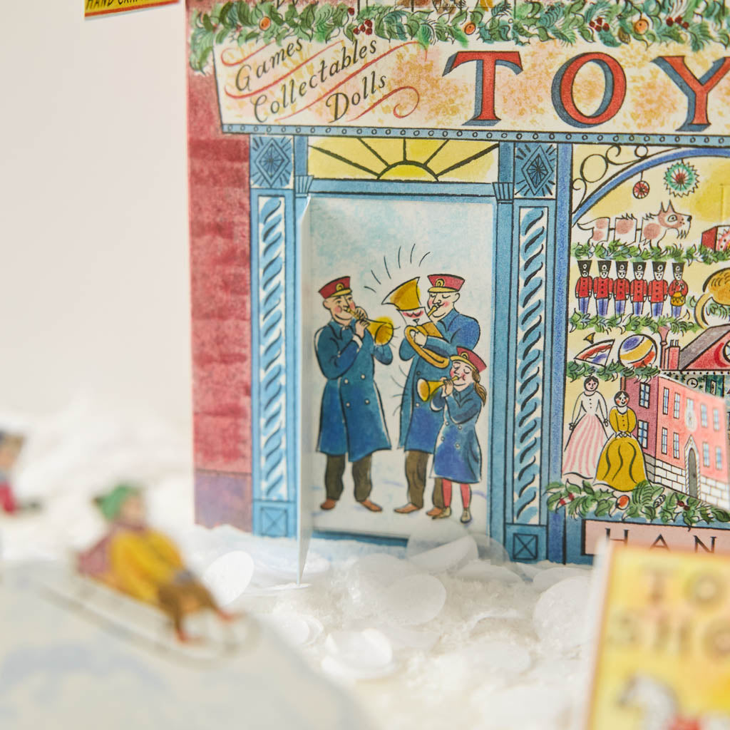Toy Shop Paper Advent Calendar