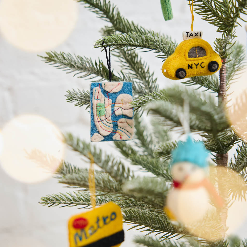 NYC Mini Ornaments - Set of 6