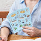 A playful NYC-themed sticker sheet featuring illustrated cockroach characters by artist JG Debray, created in collaboration with Roaches of NYC and Craftspring.