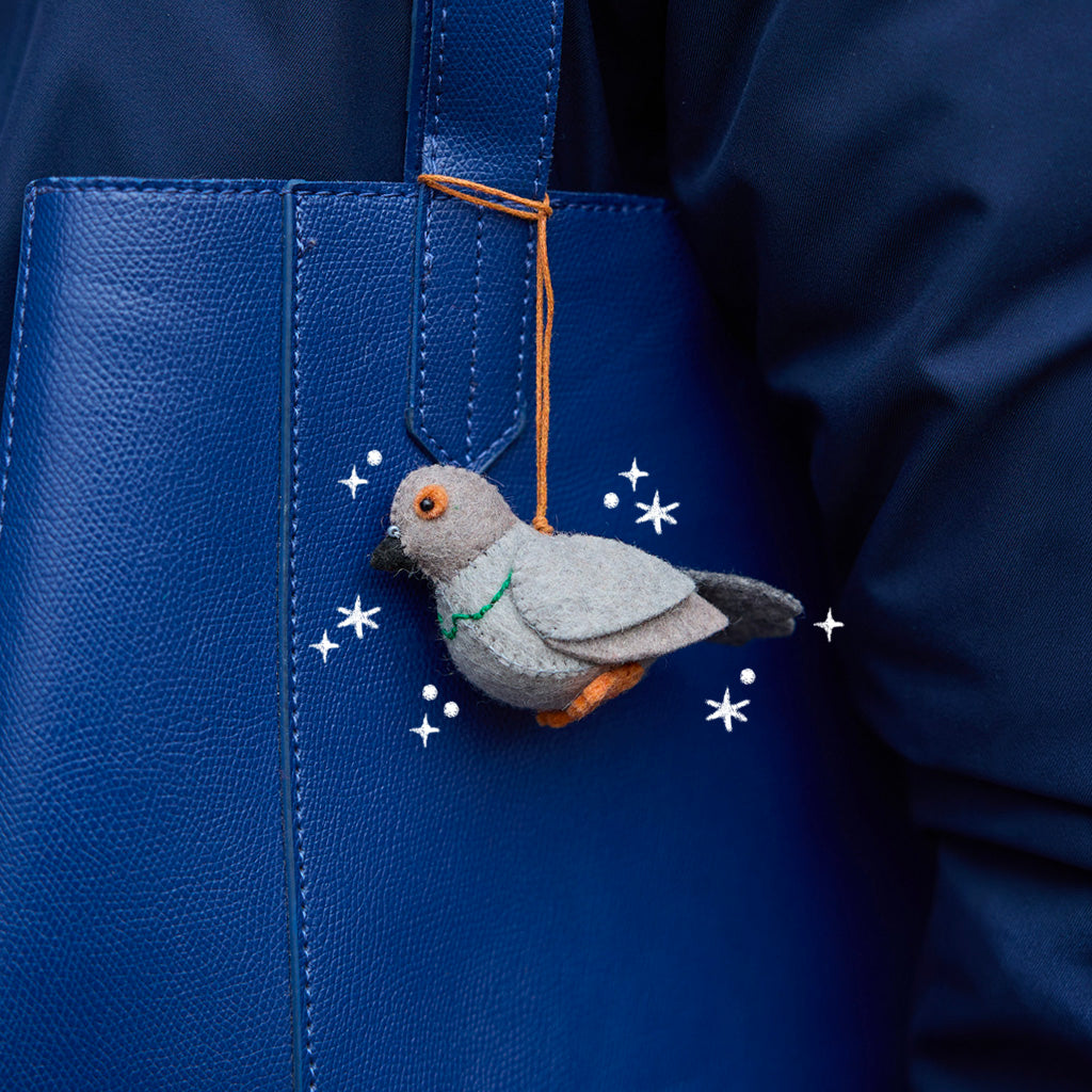 Pigeon Bag Charm