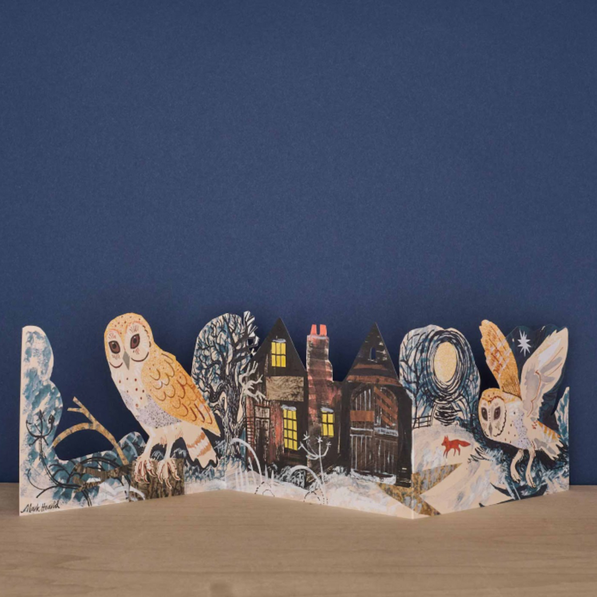Silent Flight Tri-Fold Greeting Card