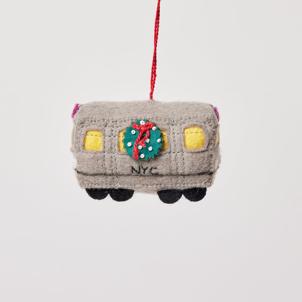 Subway Train Car Ornament