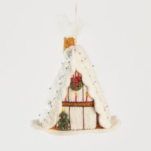 Collector's Edition A-Frame Cabin Ornament