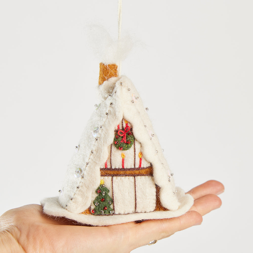 Collector's Edition A-Frame Cabin Ornament