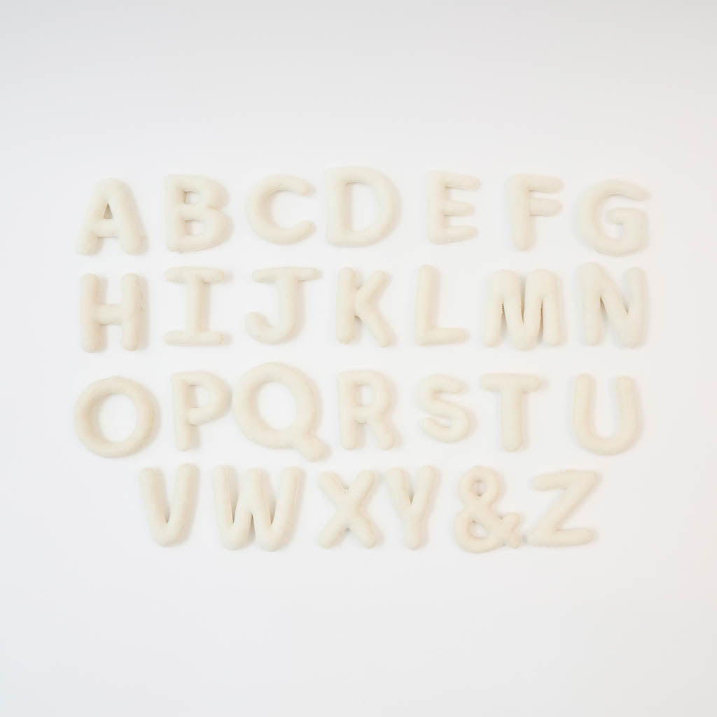 Natural Letter Ornaments