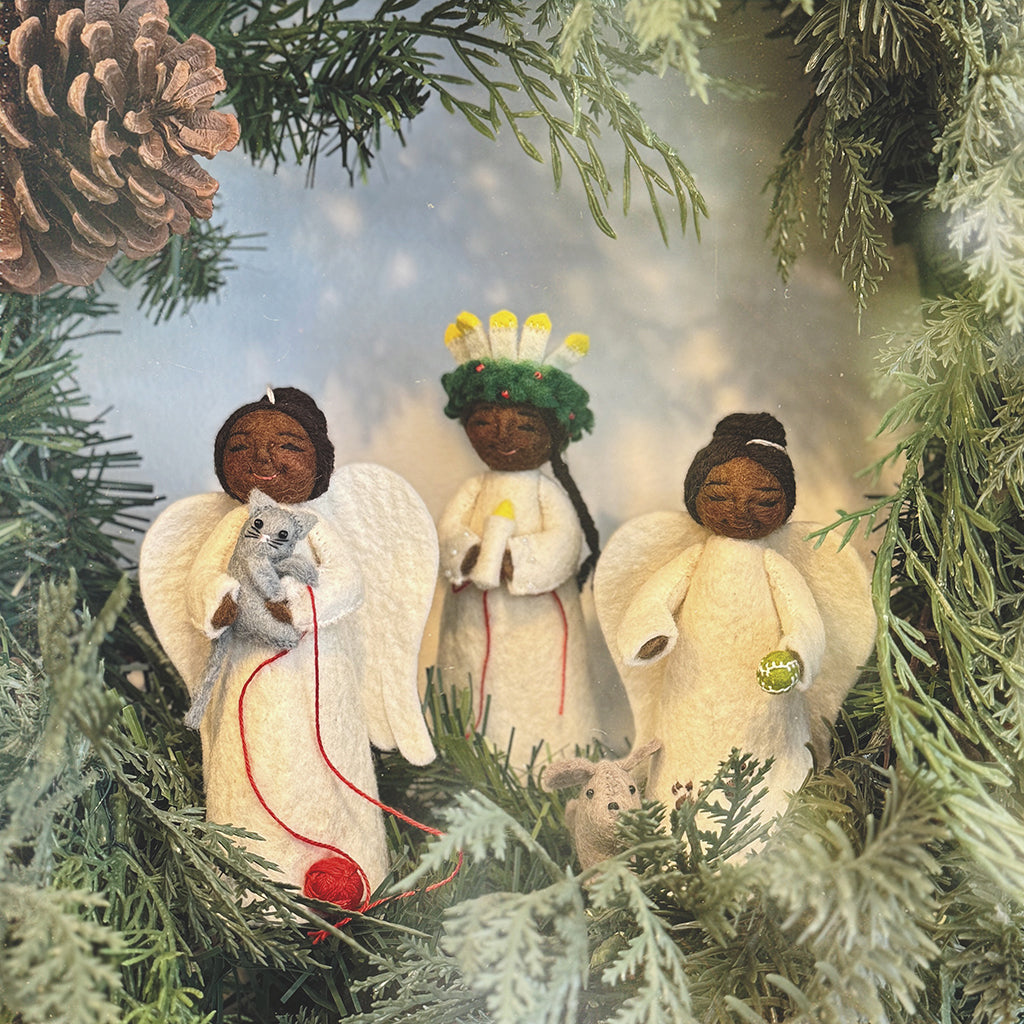 Santa Lucia Ornament - Deep Brown