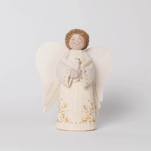 Angel with Dove Tree Topper