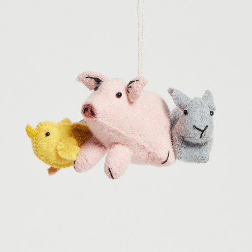 Bundle: Spring on the Farm Ornaments - Set of 4