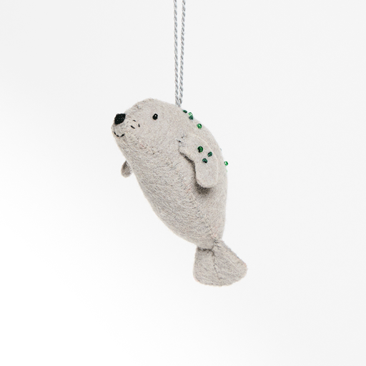 Baby Manatee Ornament