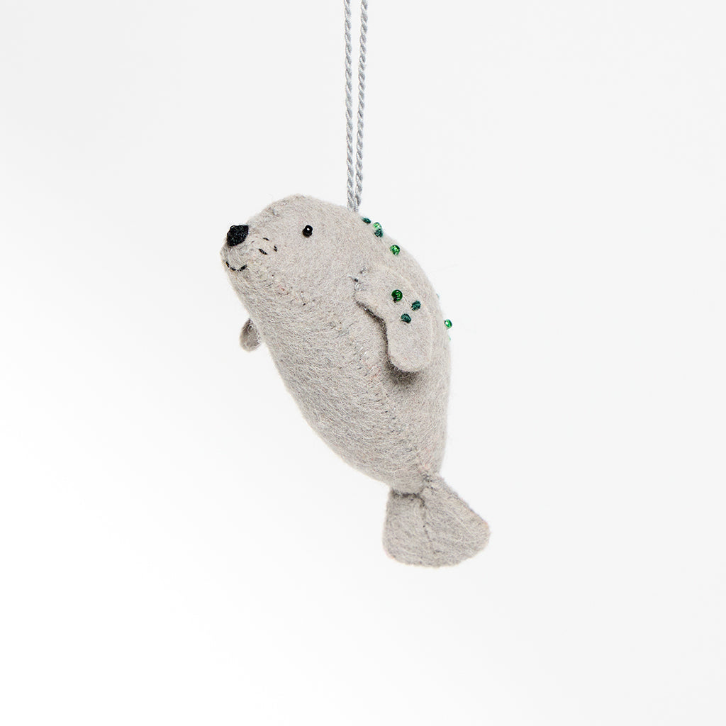 Baby Manatee Ornament