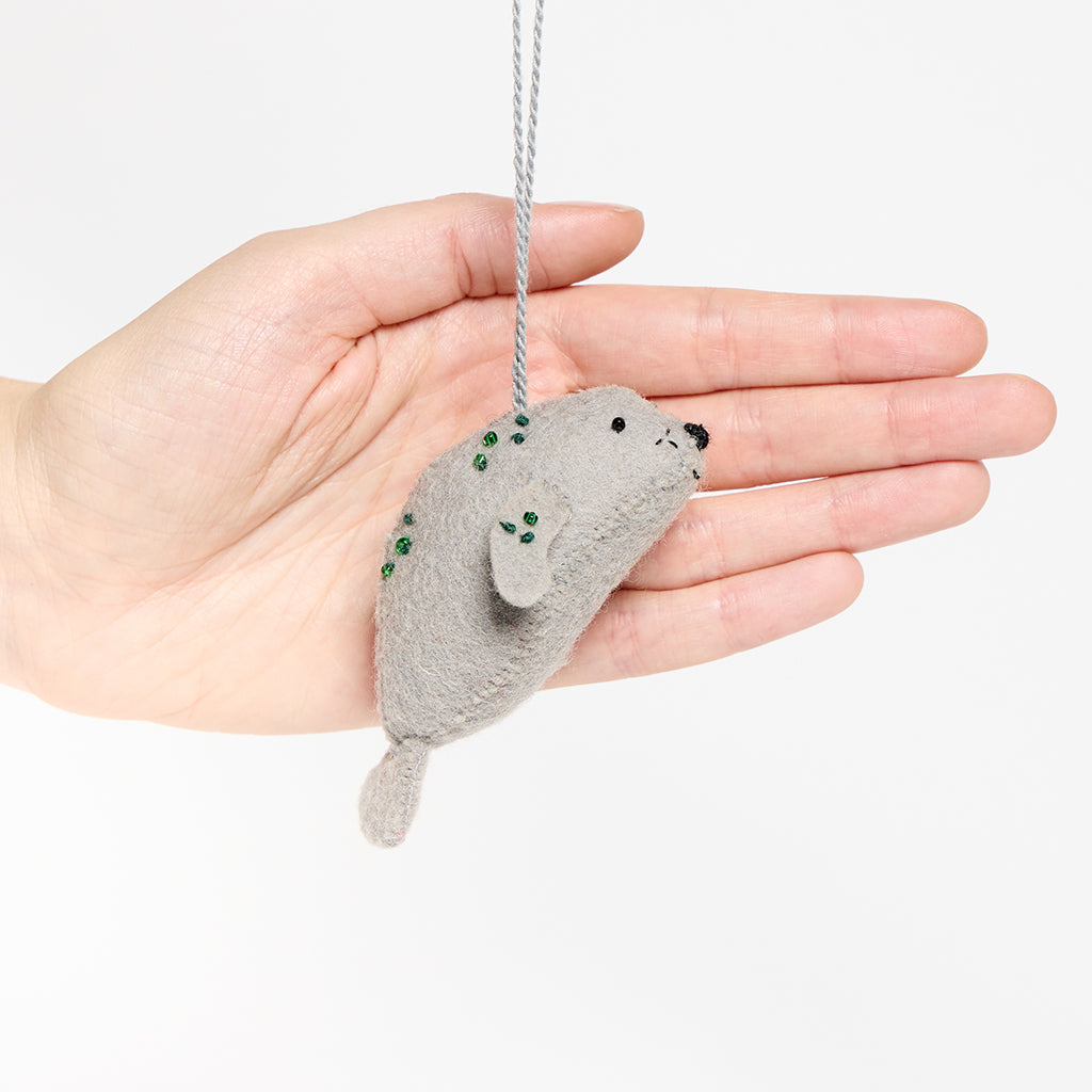 Baby Manatee Ornament