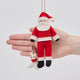 Baby Rudolph Santa Ornament