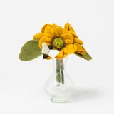 Bundle: Sweet Flower Bouquets with Vases - Set of 4