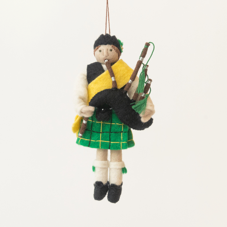 Bagpiper Ornament