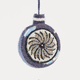 Beaded Vintage Bauble Ornament Peacock