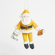 “Bee Merry” Santa ornament combining holiday cheer with pollinator love
