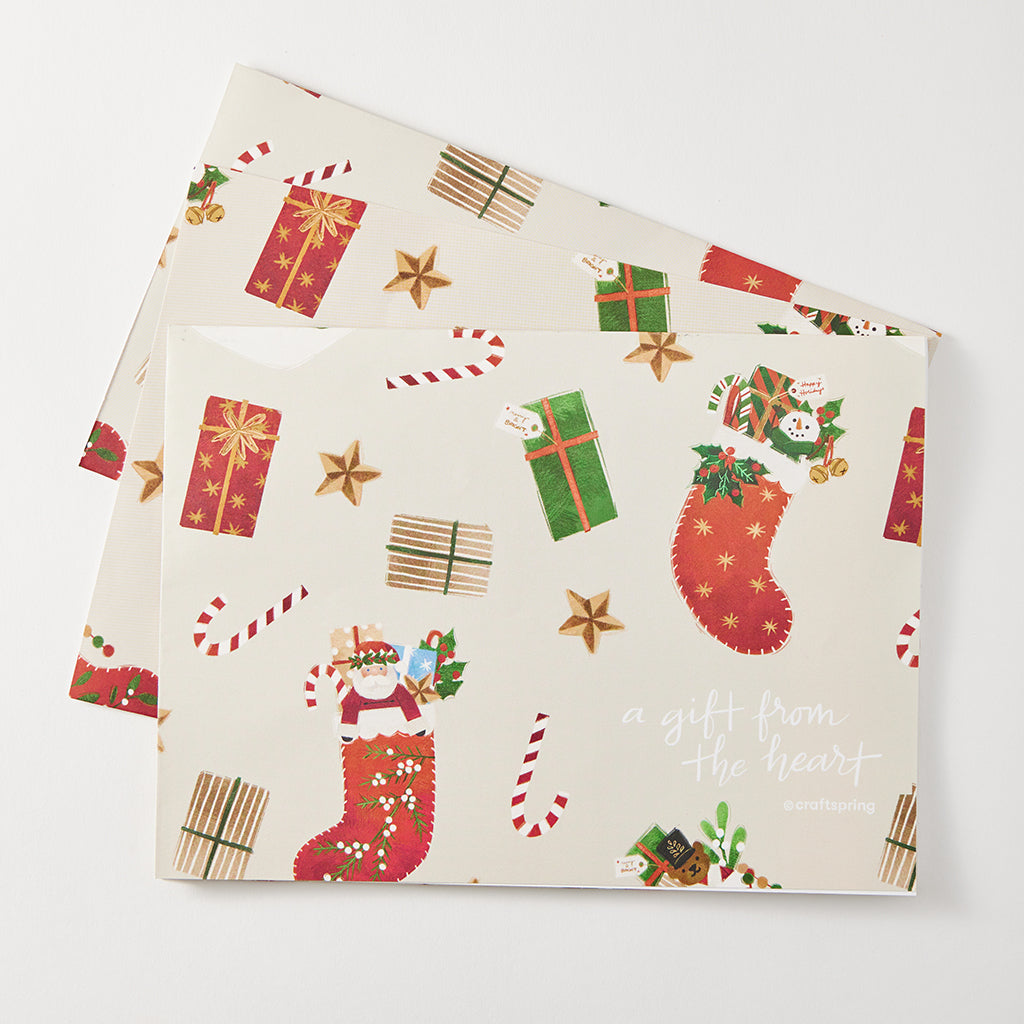 In-House Designed Set of Beige Festive Christmas Wrapping Paper Sheets – Craftspring in-house-designed-set-of-beige-festive-christmas-wrapping-paper-sheets-craftspring