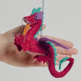 Bejeweled Mountain Dragon Ornament