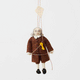 Honor the brilliance and ingenuity of a true American icon with our handcrafted Benjamin Franklin Ornament from the Craftspring Semiquincentennial Collection. Featuring Franklin in his classic colonial attire while flying a kite with a key
