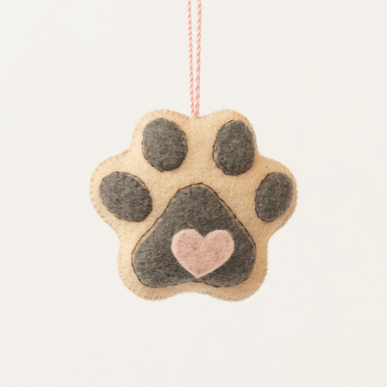 Best Friends Paw Ornament