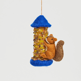 Collector's Edition Squirrel At The Bird Feeder Ornament