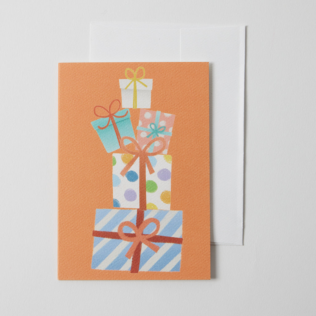 Birthday Gifts Stack Greeting Card