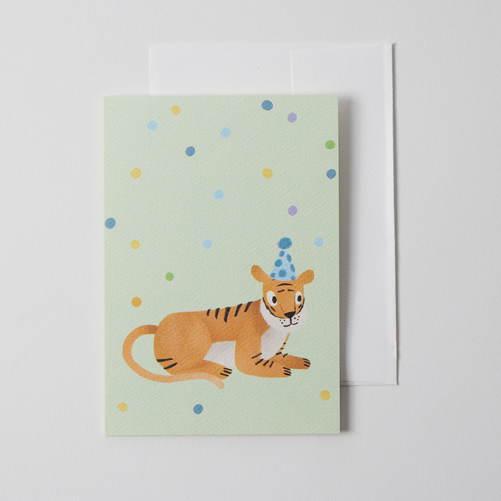 Birthday Tiger Greeting Card