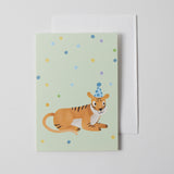 Birthday Tiger Greeting Card