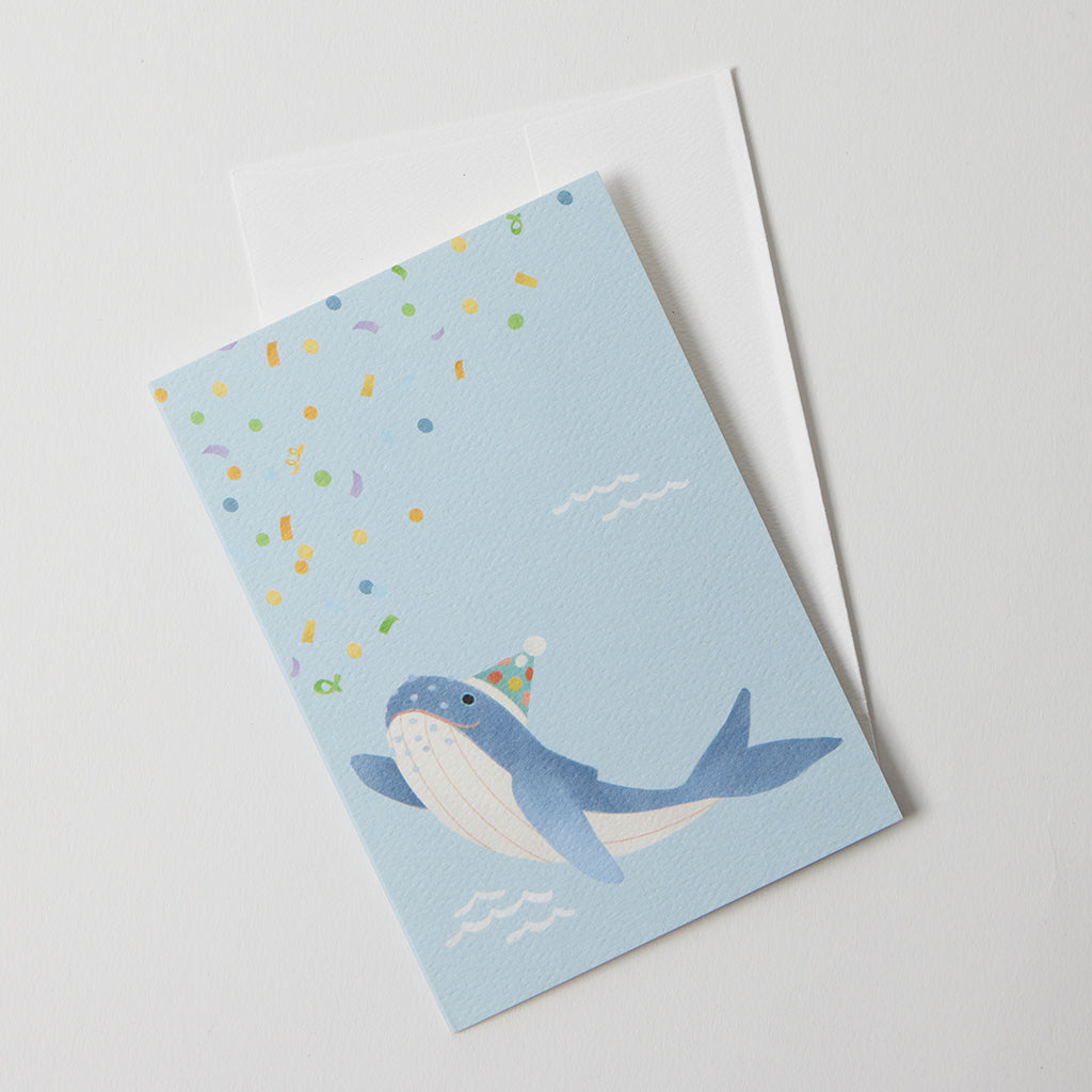 Birthday Whale Greeting Card