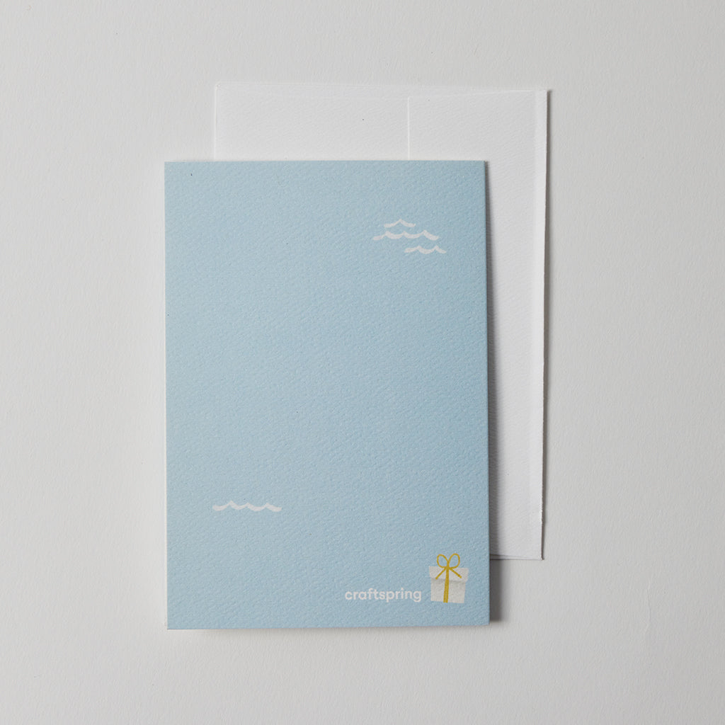 Birthday Whale Greeting Card