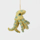 A handcrafted felt Blue-ringed Octopus Ornament inspired by one of Australia's most fascinating and recognizable marine creatures.